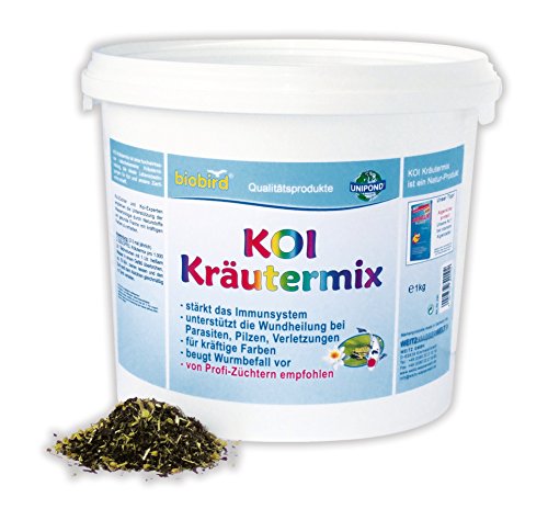 Koi-Kräutermix für Koi- & Teichfische (1.000 g) von biobird
