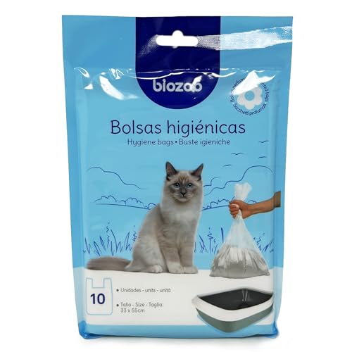 Biozoo - Packung mit 120 Hygienebeuteln für Katzentoiletten von biozoo