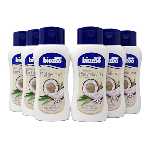 biozoo Axis Shampoo für empfindliche Haut, 250 ml, 6 Stück von biozoo