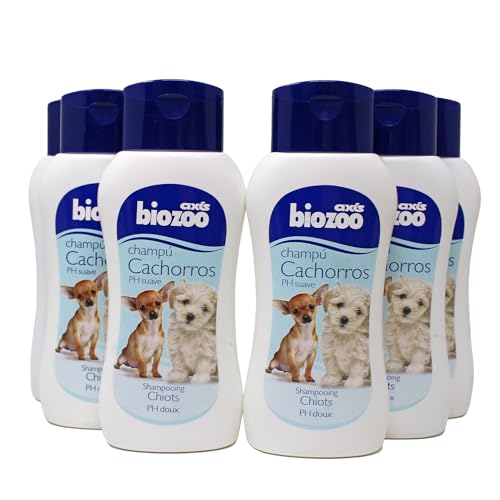 biozoo - Pack 6 Stück Welpen Shampoo für Hunde 250ml … von biozoo