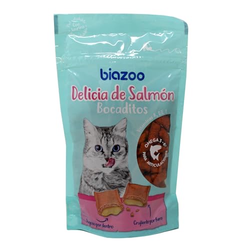 biozoo Packung mit 10 Beutel mit Lachs für Katzen, 60 g biozoo Packung mit 10 Beutel mit Lachs für Katzen, 60 g von biozoo