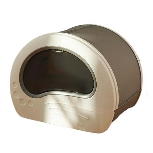 Katzentoilette, Geschlossene Katzentoilette, groß, spritzwassergeschützt, mit Schaufel und Schublade Katzentoilette(Gray) von birene
