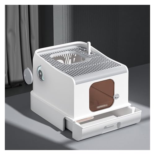 Katzentoilette, Geschlossene Katzentoilette mit Deckel, XL-Schublade, Spritzschutz und einfacher Reinigung Katzentoilette Katzentoilette, Geschlossene Katzentoilette mit Deckel, XL-Schublade, Spritzschutz und einfacher Reinigung Katzentoilette von birene