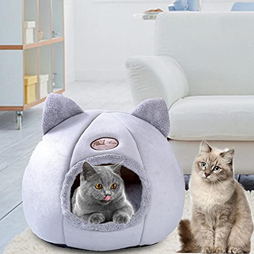 biteatey Katzenhöhle & Hundebett, Kuschelhöhle Haustier Bett für Kleine Hunde &Katzen von biteatey