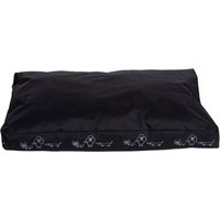 Hundekissen Silhouette schwarz - L 120 x B 80 x H 8 cm (Größe L) von bitiba