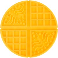 Schleckmatte Waffle für Hund und Katze - Ø 19,5 x H 1 cm von bitiba