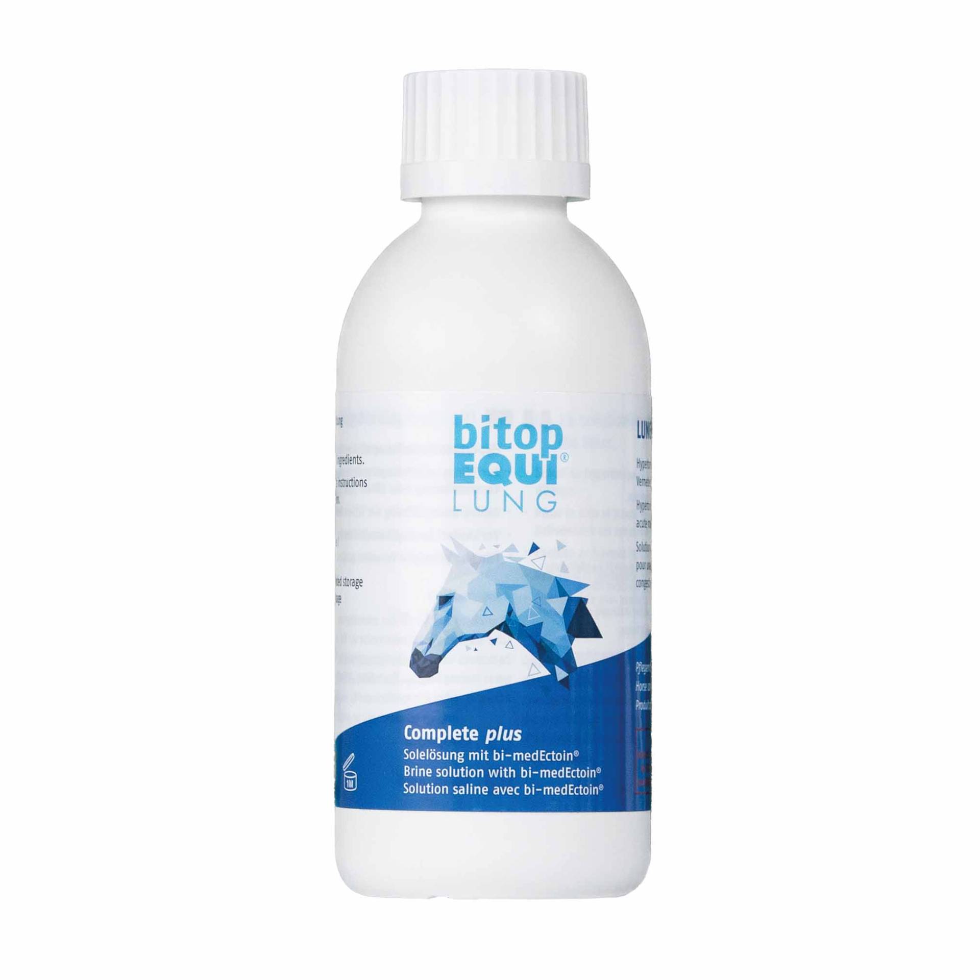 bitopEQUI Lung Complete plus 200 ml Hypertone Fertiglösung für stark verschleimte Pferde bitopEQUI Lung Complete plus 200 ml Hypertone Fertiglösung für stark verschleimte Pferde von bitopEQUI