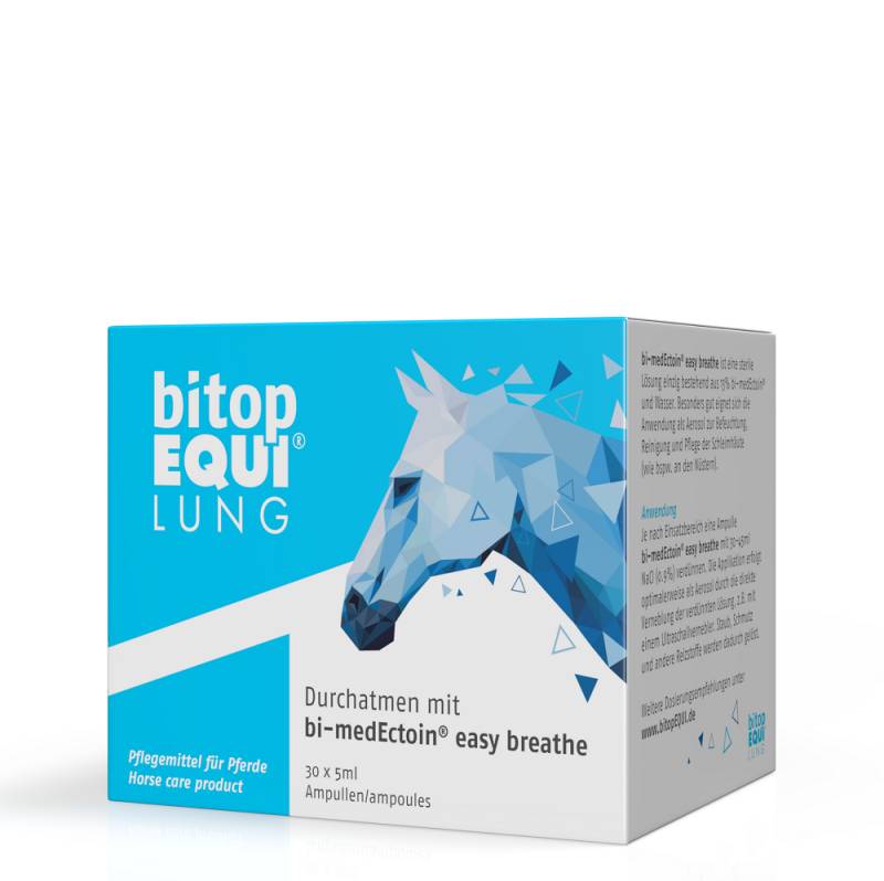 bitopEQUI bi-medEctoin easy breathe 30 x 5ml Ampullen (Monatspackung) von bitopEQUI