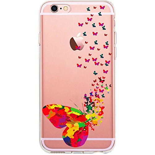 blitz versand germany ® Glamour Schutz Hülle Transparent TPU Cartoon verzauberter Schmetterling M13 Huawei Y5 II von blitz versand germany