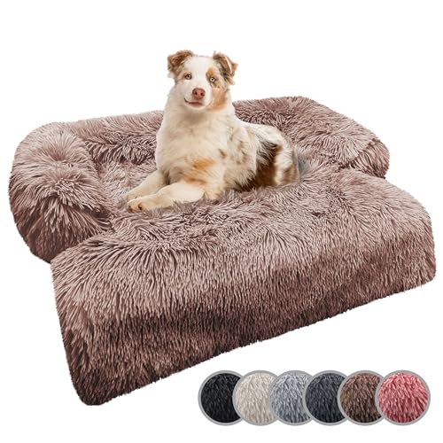 bluzelle Sofaschutz Hundebett für große Hunde, Hundedecke für Couch Sofa Cover, Plüsch-Fell Hundesofa Schutzdecke Hundematte rutschfest Wasserdicht Waschbar Abnehmbarer Bezug, Farbe:Khaki bluzelle Sofaschutz Hundebett für große Hunde, Hundedecke für Couch Sofa Cover, Plüsch-Fell Hundesofa Schutzdecke Hundematte rutschfest Wasserdicht Waschbar Abnehmbarer Bezug, Farbe:Khaki von bluzelle