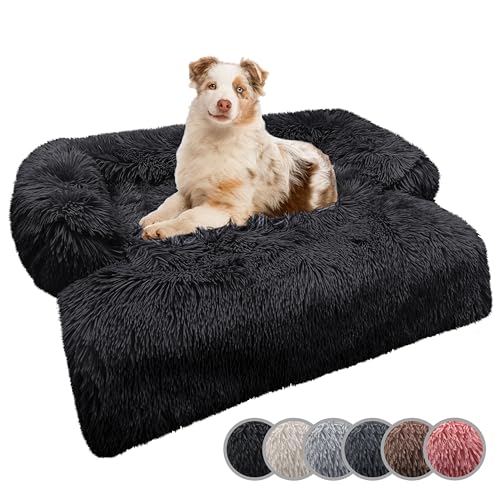 bluzelle Sofaschutz Hundebett für kleine & mittelgroße Hunde, Hundedecke für Couch Sofa Cover, Plüsch Hundesofa Schutzdecke rutschfest Wasserdicht Waschbar Abnehmbarer Bezug, Farbe:Schwarz bluzelle Sofaschutz Hundebett für kleine & mittelgroße Hunde, Hundedecke für Couch Sofa Cover, Plüsch Hundesofa Schutzdecke rutschfest Wasserdicht Waschbar Abnehmbarer Bezug, Farbe:Schwarz von bluzelle