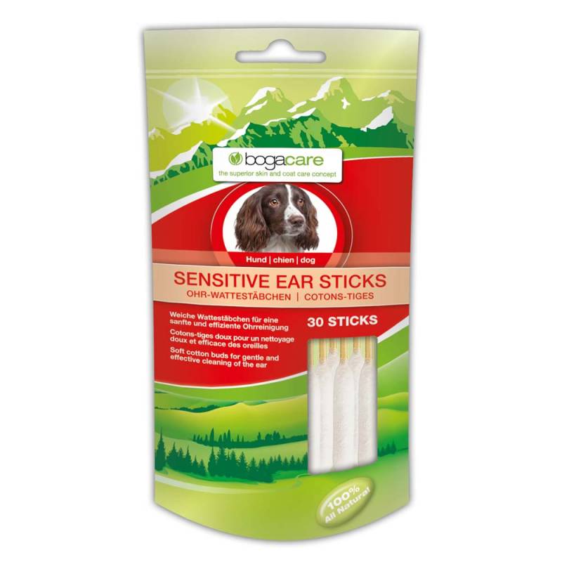 bogacare® Wattestäbchen Sensitive Ear Sticks, 30 Stück von bogacare®