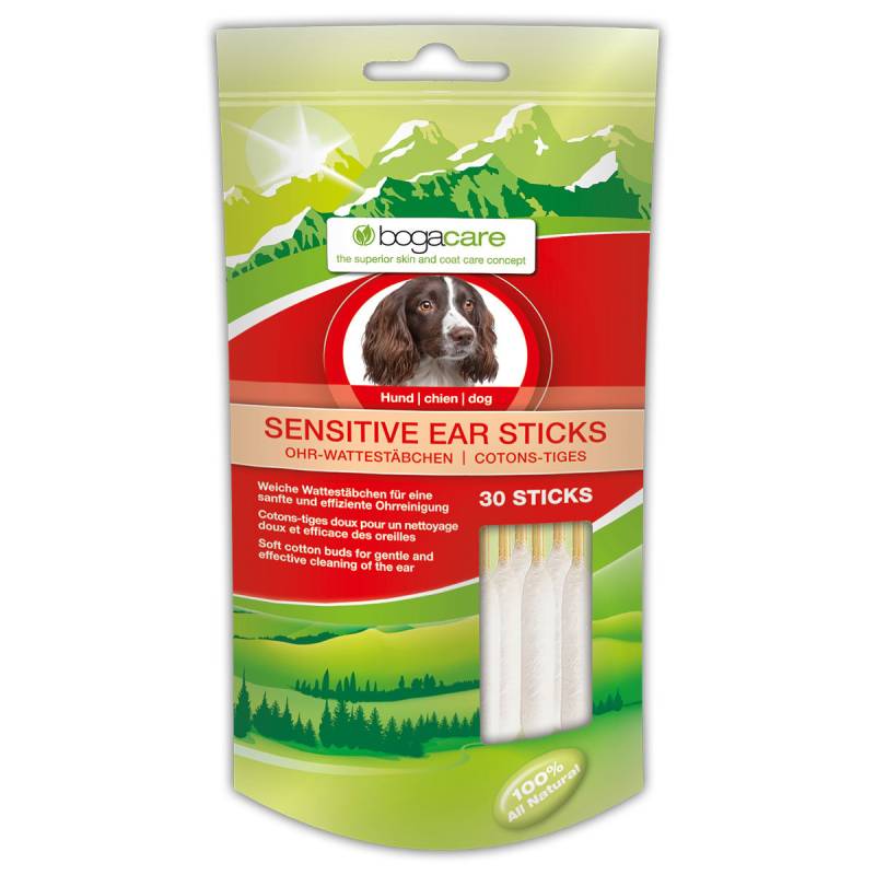 bogacare Sensitive Ear Sticks Hund 30 Stk. von bogacare