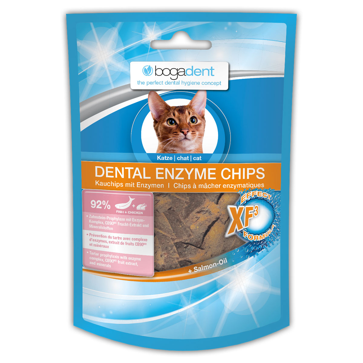 bogadent DENTAL ENZYME CHIPS FISH Katze 4x50g von bogadent