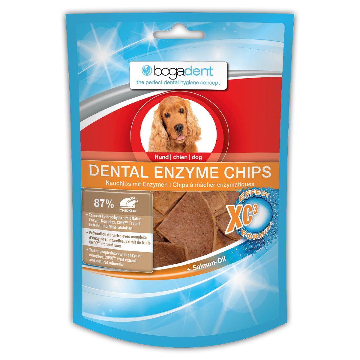 bogadent DENTAL ENZYME CHIPS Hund 40g von bogadent