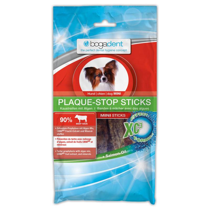bogadent PLAQUE-STOP STICKS MINI Hund 100 g von bogadent