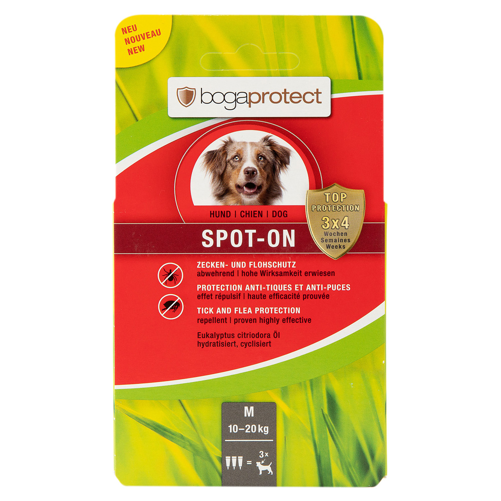 bogaprotect® Spot-On Hund, Gr. M 10-20 kg von bogaprotect