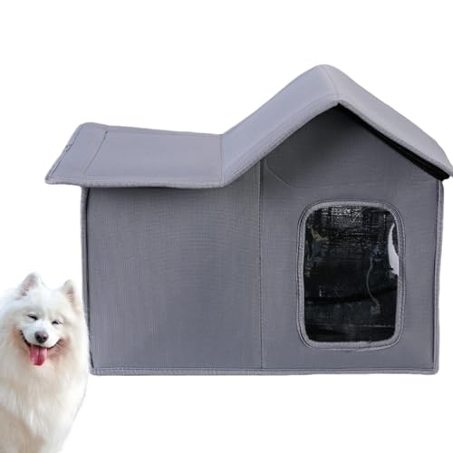 boiler Haustier-Außenhaus - Wasserdichtes Hundehaus, Katzenhaus,Faltbarer Tierheim mit regensicherem Villa-Zelt im Freien von boiler