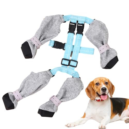 Pfotenleggins für Hundestiefel, wasserdichte Leggings, Pfotenschutz, Pfotenschutz für Hunde, verstellbarer Riemen, Hose für Hunde für alle Jahreszeiten, Passeg-Stiefel Pfotenleggins für Hundestiefel, wasserdichte Leggings, Pfotenschutz, Pfotenschutz für Hunde, verstellbarer Riemen, Hose für Hunde für alle Jahreszeiten, Passeg-Stiefel von bolix