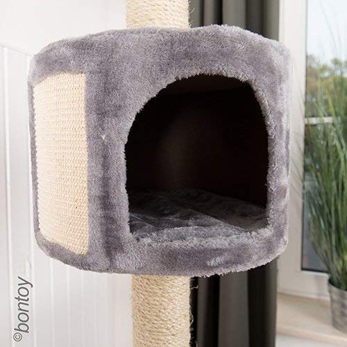 bontoy Höhle für Kratzbäume, 35x25cm, Grau (auch in Creme, Braun oder Schwarz) von bontoy