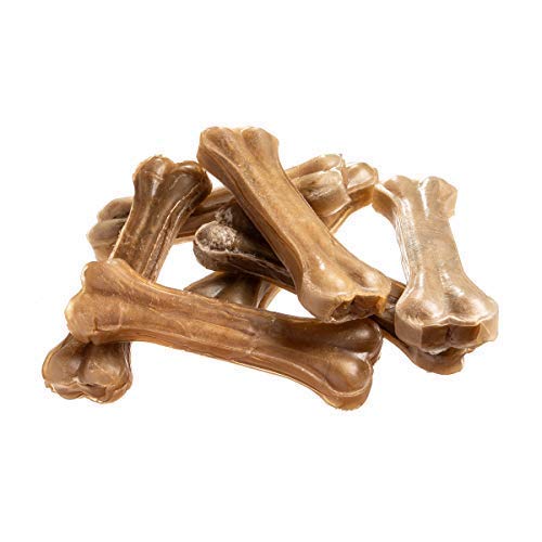bontoy Hundekauknochen I 20 Stück x 17cm I Naturprodukt aus Reiner Rinderhaut I proteinreich und gut für die Kaumuskulatur ihres Hundes bontoy Hundekauknochen I 20 Stück x 17cm I Naturprodukt aus Reiner Rinderhaut I proteinreich und gut für die Kaumuskulatur ihres Hundes von bontoy