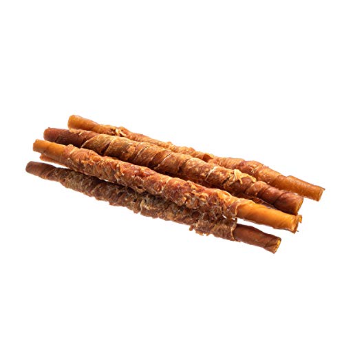 bontoy Kaurollen aus Rinderhaut mit Hühnchenfleisch I 6 Stück x 33 cm I Kauspaß für den Hund I Hundesnack I Leckerli bontoy Kaurollen aus Rinderhaut mit Hühnchenfleisch I 6 Stück x 33 cm I Kauspaß für den Hund I Hundesnack I Leckerli von bontoy