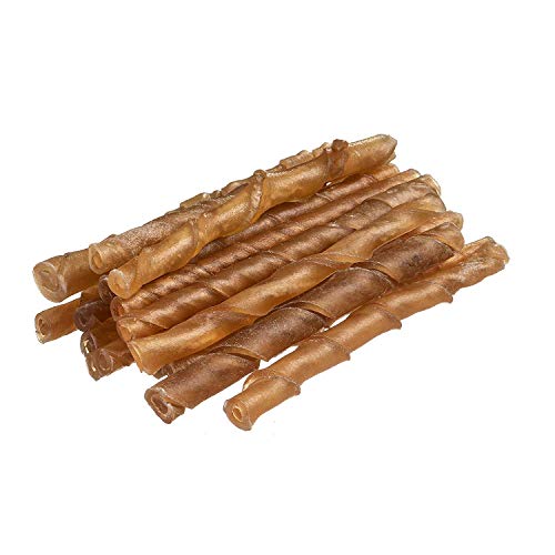 bontoy Kaustangen gedreht I 100er Beutel I 12 cm groß I aus Rinderhaut I Kausnack für den Hund I Leckerli bontoy Kaustangen gedreht I 100er Beutel I 12 cm groß I aus Rinderhaut I Kausnack für den Hund I Leckerli von bontoy