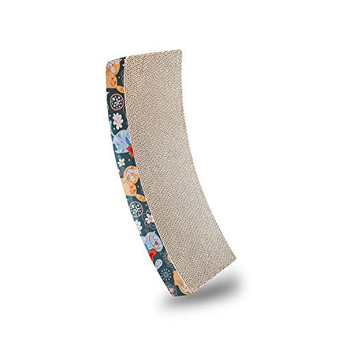 Bontoy Kratzpappe Wiege I in Wiegenform I 50 x 25 x 9 cm I aus robuster Pappe I für EIN langes und ausgibiges Kratzvergnügen I Kratzen I Krallen Bontoy Kratzpappe Wiege I in Wiegenform I 50 x 25 x 9 cm I aus robuster Pappe I für EIN langes und ausgibiges Kratzvergnügen I Kratzen I Krallen von bontoy