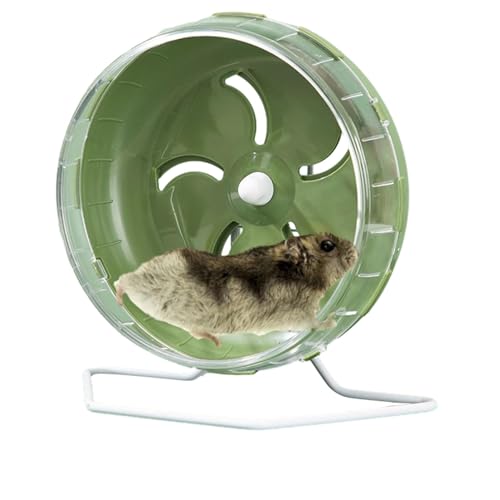 Hamster-Laufrad, leise Räder, Spielzeug für Zwergnagetiere, sicher montiertes Hamster-Laufband, Nagetier-Übungsräder für Rennmäuse, Mäuse, Igel-Nutzung und Stabilität von borek