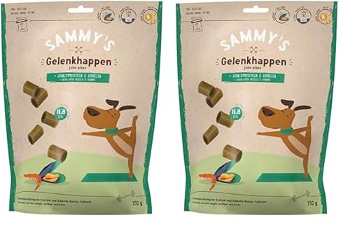bosch TIERNAHRUNG Sammy’s Gelenkhappen | Funktionssnack für Hunde | Zur aktiven Unterstützung der Knorpel und Gelenke | 1 x 350 g (Packung mit 2) von bosch TIERNAHRUNG