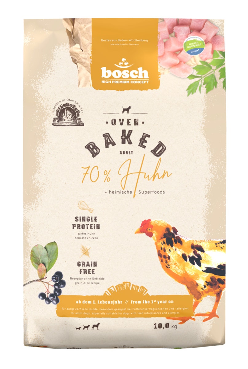 Bosch HPC Oven Baked Huhn Hundetrockenfutter von bosch Tiernahrung