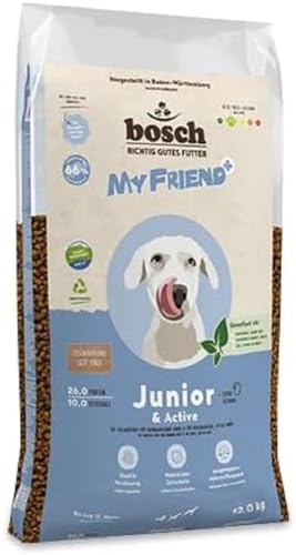 Bosch My Friend + Dog Junior & Active | Hundetrockenfutter für junge und aktive Hunde | 1 x 12 kg von bosch TIERNAHRUNG