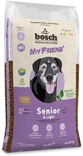 Bosch My Friend+ Dog Senior & Light | Hundetrockenfutter für ältere und übergewichtige Hunde | 1 x 12kg von bosch TIERNAHRUNG