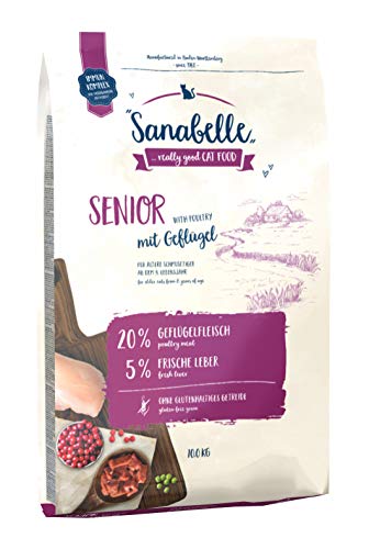 Sanabelle Senior | Katzentrockenfutter für ältere Katzen ab dem 8. Lebensjahr | 1 x 10 kg von Sanabelle