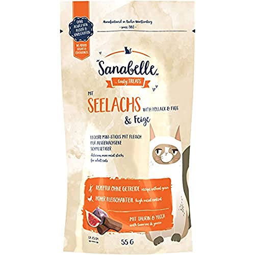 Sanabelle Snack Seelachs und Feige 20 x 55 g von Sanabelle