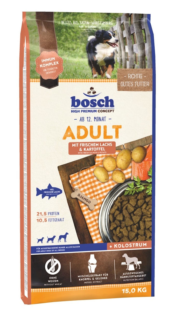 bosch Adult Lachs & Kartoffel Hundetrockenfutter von bosch Tiernahrung