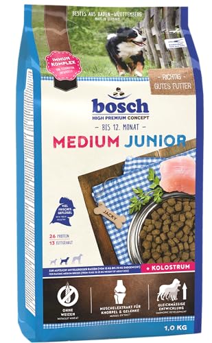 bosch HPC Medium Junior | Hundetrockenfutter zur Aufzucht mittelgroßer Rassen | 1 x 15 kg von bosch TIERNAHRUNG