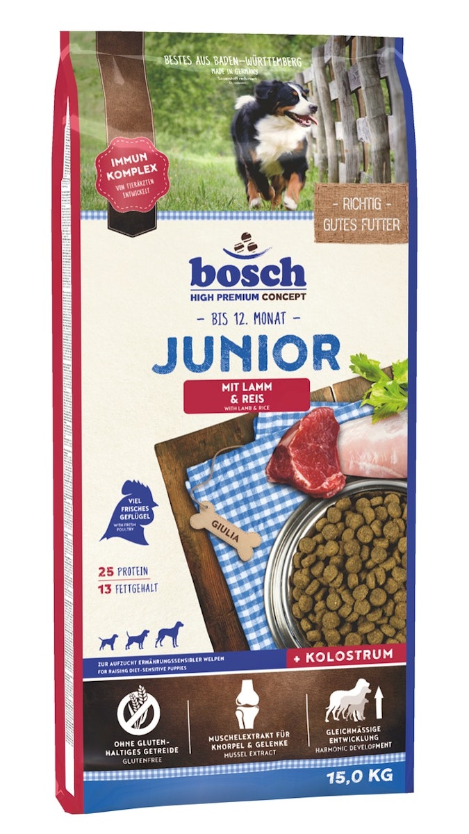 bosch Junior Lamm & Reis Hundetrockenfutter von bosch Tiernahrung