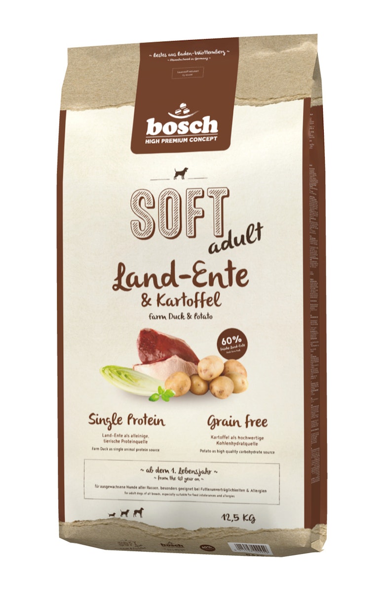 bosch SOFT adult Land-Ente & Kartoffel Hundetrockenfutter von bosch Tiernahrung