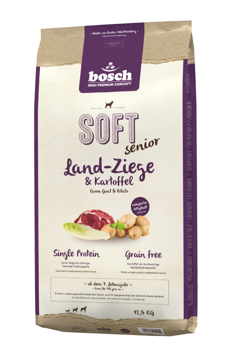 bosch SOFT senior Land-Ziege & Kartoffel Hundetrockenfutter von bosch Tiernahrung