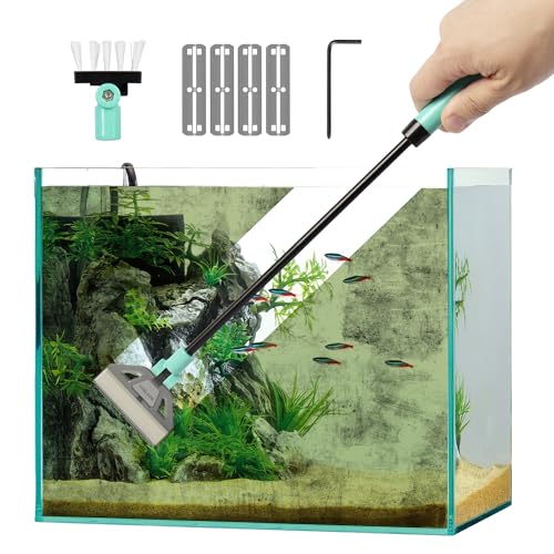 boxtech Aquarium Algenkratzer- 5 Edelstahlklingen + Bürste,50 cm Lange Handhabe,für Riff, Korallen & Pflanzen Glasbecken boxtech Aquarium Algenkratzer- 5 Edelstahlklingen + Bürste,50 cm Lange Handhabe,für Riff, Korallen & Pflanzen Glasbecken von boxtech