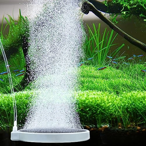 boxtech Aquarium Luftstein,Sauerstoff Stein Nano Bubble Air Stone Kit,Super-High Diffusor für gelösten Sauerstoff Lässt Super Tiny Bubbles für Aquarium und Hydroponic(150 mm) von boxtech