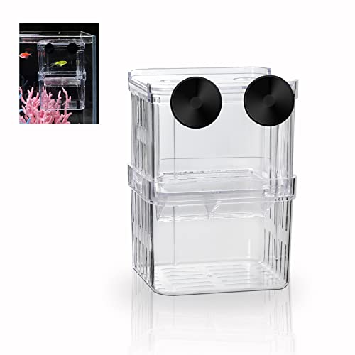 Boxtech Aquarium Zuchttanks,Fischer Ableichbecken,Garnelen Aufzuchtbecken,Aquarien Aufzuchtbehälter,Brutkasten (7.9 x 6.9 x 10.8cm) von boxtech