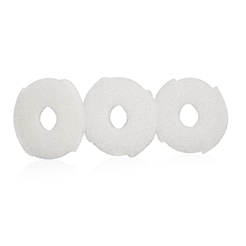 boxtech Aquarium Filter, mit Physikalisch Schwammfilter und Biochemischen Filtermaterial aus Tonkugeln, Ideal für Kleine Runde Aquarien (11 cm Ersatzschwamm) von boxtech