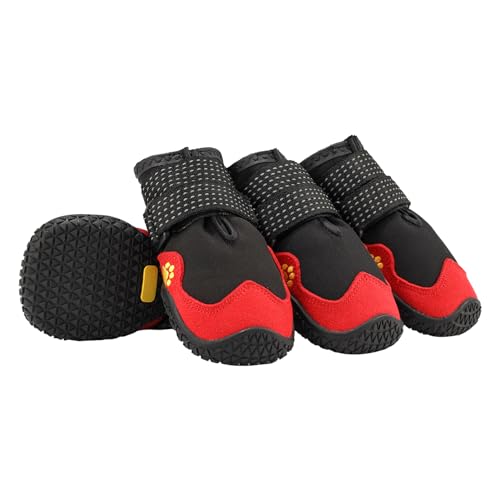 Hundeschuhe, 4 Stück, Gummi, rutschfest, Sommer, Polyester, Pfotenschutz, Haustierschuhe mit reflektierenden, robusten Hundespaziergängen, Komfortschuhe für Hunde, Katzen und Welpen Hundeschuhe, 4 Stück, Gummi, rutschfest, Sommer, Polyester, Pfotenschutz, Haustierschuhe mit reflektierenden, robusten Hundespaziergängen, Komfortschuhe für Hunde, Katzen und Welpen von braai