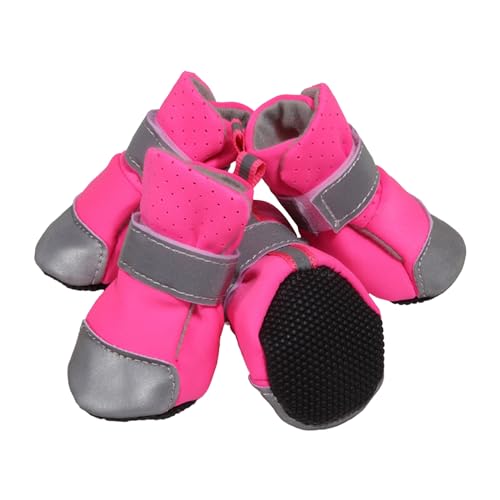 Hundeturnschuhe, Haustierschuhe mit reflektierendem robustem Spandex-Stoff, verstellbarer Hundepfotenschutz, leichte, rutschfeste Haustierstiefel und Pfotenschutz für Hunde, Katzen und Welpen Hundeturnschuhe, Haustierschuhe mit reflektierendem robustem Spandex-Stoff, verstellbarer Hundepfotenschutz, leichte, rutschfeste Haustierstiefel und Pfotenschutz für Hunde, Katzen und Welpen von braai