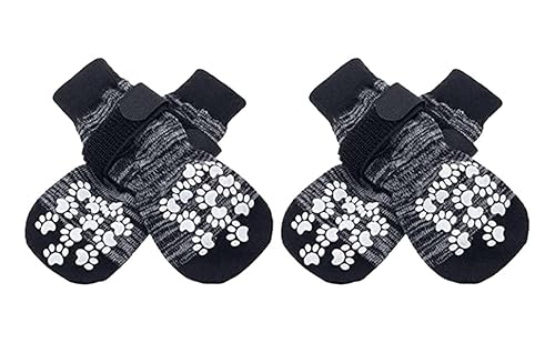 Winter-Hundesocken, rutschfeste Haustiersocken mit Greifern, rutschfeste Pfotenschutz, Hundesocken, verschleißfeste Spandex-Haustierstrümpfe, Traktionskontrollschuhe für kaltes Wetter Winter-Hundesocken, rutschfeste Haustiersocken mit Greifern, rutschfeste Pfotenschutz, Hundesocken, verschleißfeste Spandex-Haustierstrümpfe, Traktionskontrollschuhe für kaltes Wetter von braai
