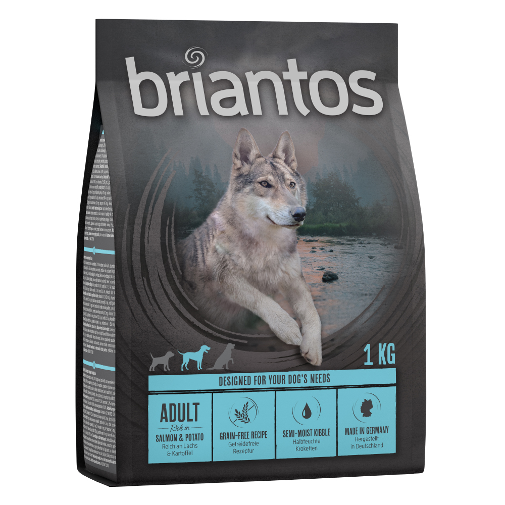 Briantos Adult Lachs & Kartoffel - GETREIDEFREIE Rezeptur - Sparpaket: 4 x 1 kg Briantos Adult Lachs & Kartoffel - GETREIDEFREIE Rezeptur - Sparpaket: 4 x 1 kg von briantos