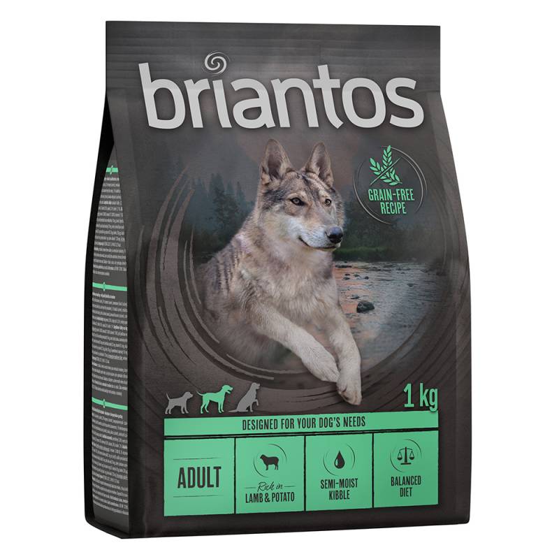 Briantos Adult Lamm & Kartoffel - GETREIDEFREIE Rezeptur - 4 x 1 kg von briantos