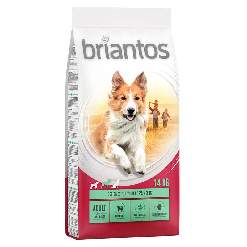 Briantos Adult Lamm & Reis - Sparpaket: 2 x 14 kg von briantos